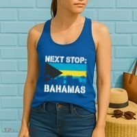 Bahamas Summer Vacation Trip Next Stop Vacay Vibes Souvenir Gift Women's Tank Top thumb 2
