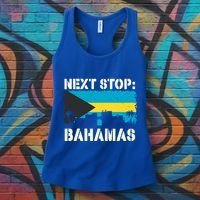 Bahamas Summer Vacation Trip Next Stop Vacay Vibes Souvenir Gift Women's Tank Top thumb 3