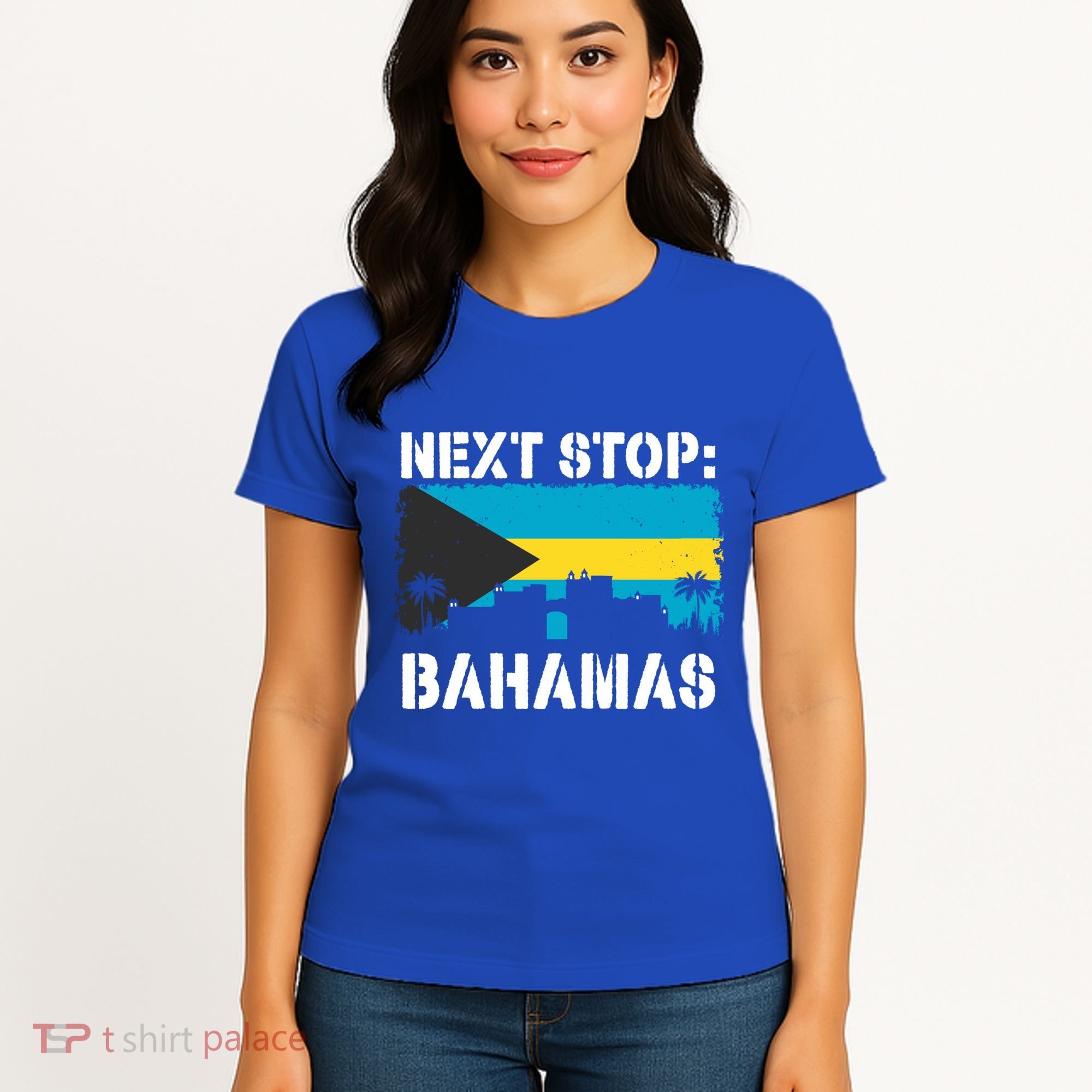 Bahamas Summer Vacation Trip Next Stop Vacay Vibes Souvenir Gift Women's T-Shirt