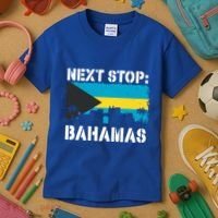 Bahamas Summer Vacation Trip Next Stop Vacay Vibes Souvenir Gift Kids T-Shirt thumb 3