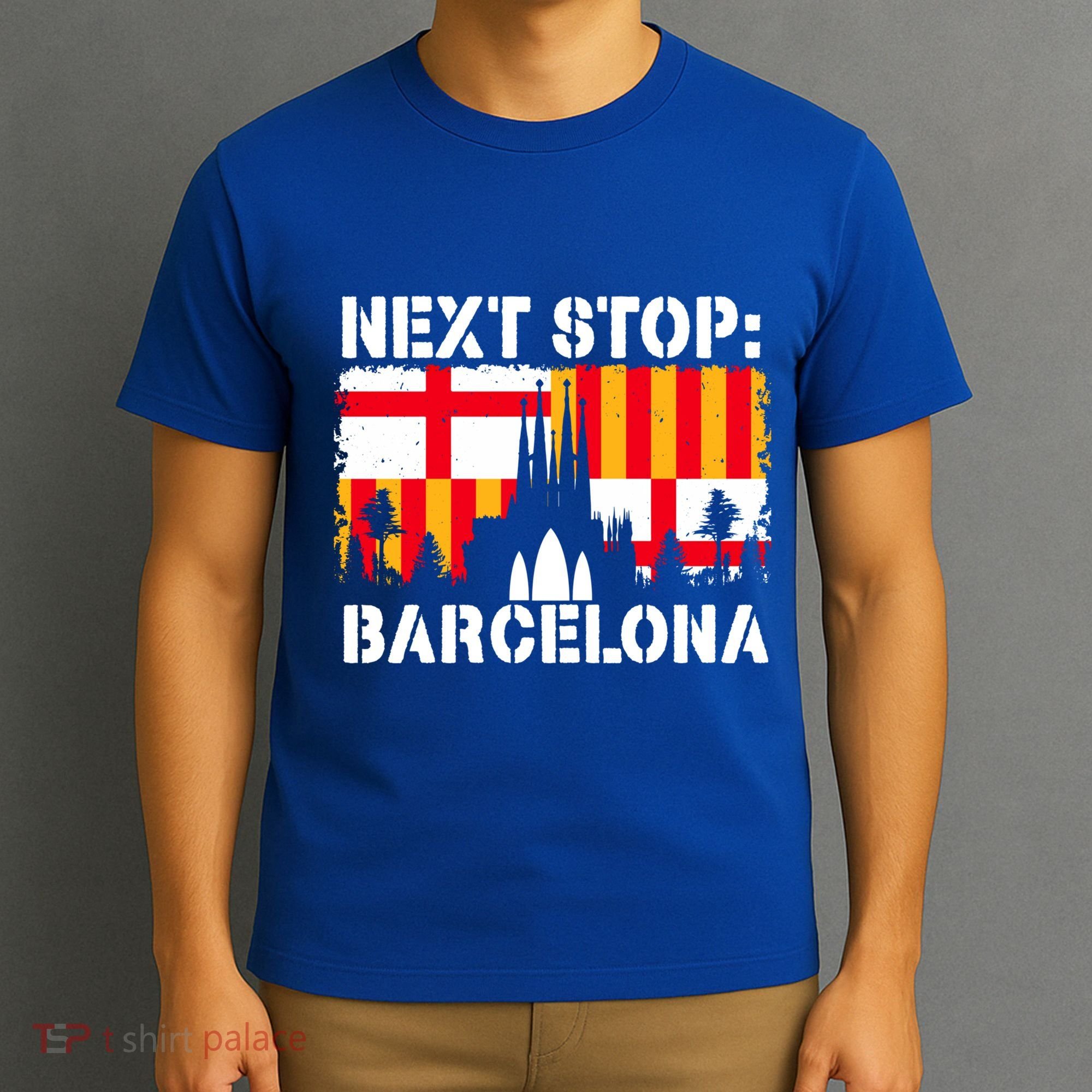 Barcelona Summer Vacation Trip Next Stop Spain Vacay Vibes Gift T-Shirt