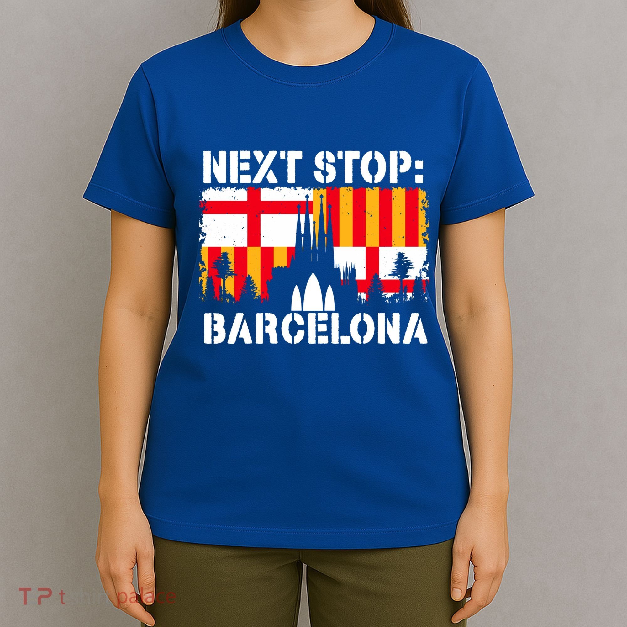 Barcelona Summer Vacation Trip Next Stop Spain Vacay Vibes Gift T-Shirt