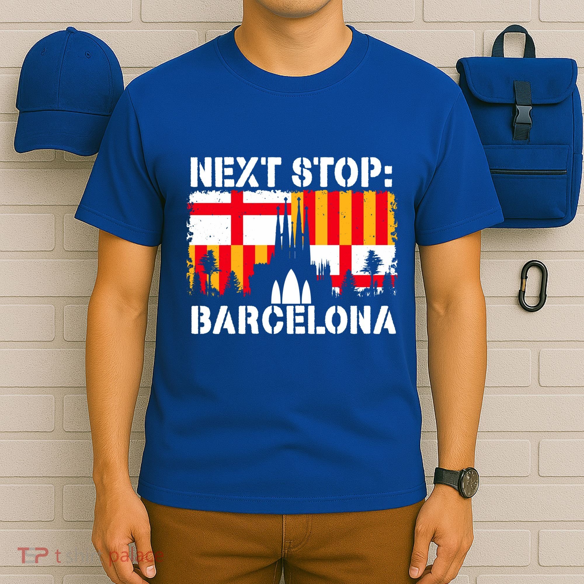 Barcelona Summer Vacation Trip Next Stop Spain Vacay Vibes Gift T-Shirt
