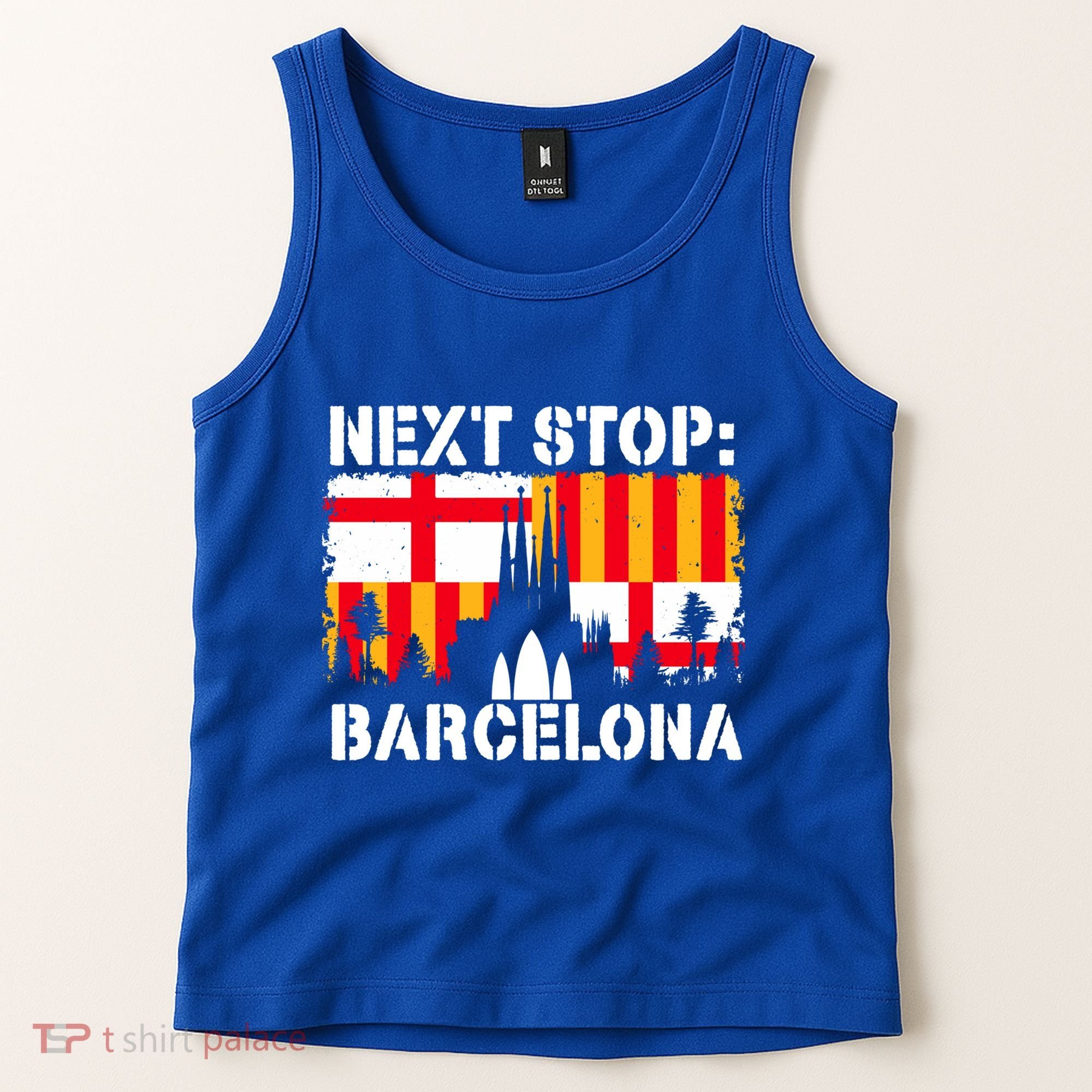 Barcelona Summer Vacation Trip Next Stop Spain Vacay Vibes Gift Tank Top