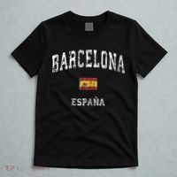 Barcelona Spain Vintage Athletic Sports T-Shirt thumb 5