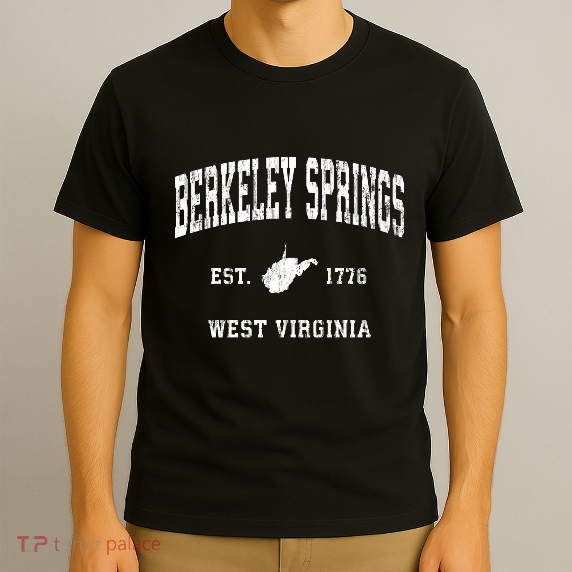 Berkeley Springs West Virginia Wv Vintage Athletic T-Shirt