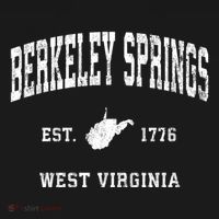 Berkeley Springs West Virginia Wv Vintage Athletic T-Shirt thumb 7