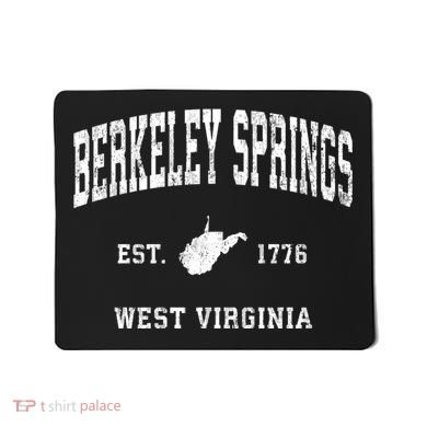 Berkeley Springs West Virginia Wv Vintage Athletic Mousepad