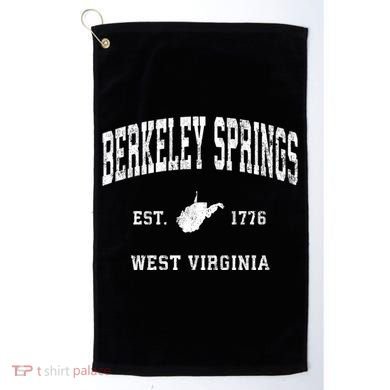 Berkeley Springs West Virginia Wv Vintage Athletic Golf Towel
