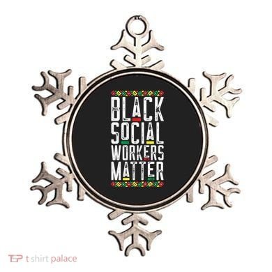 Black Social Workers Matter African American Lives Matter Cute Gift Ornament