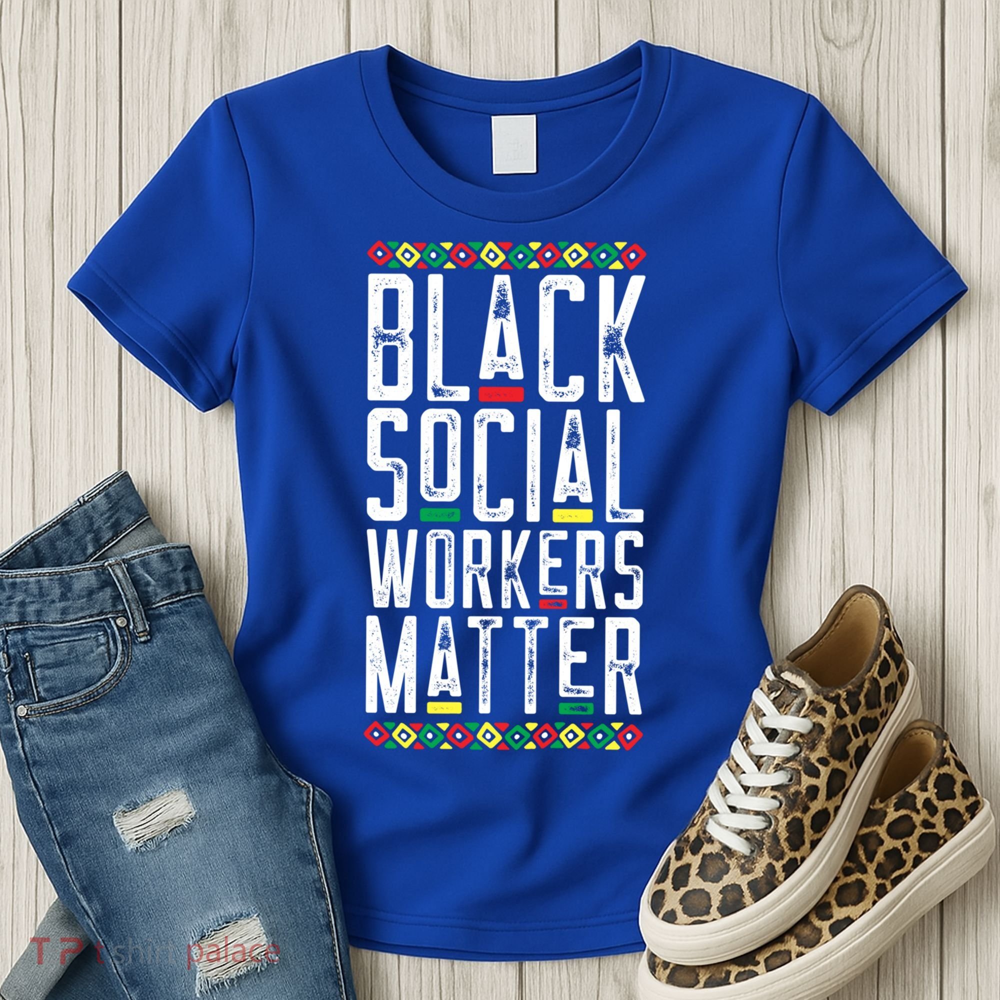 Black Social Workers Matter African American Lives Matter Cute Gift Women's T-Shirt