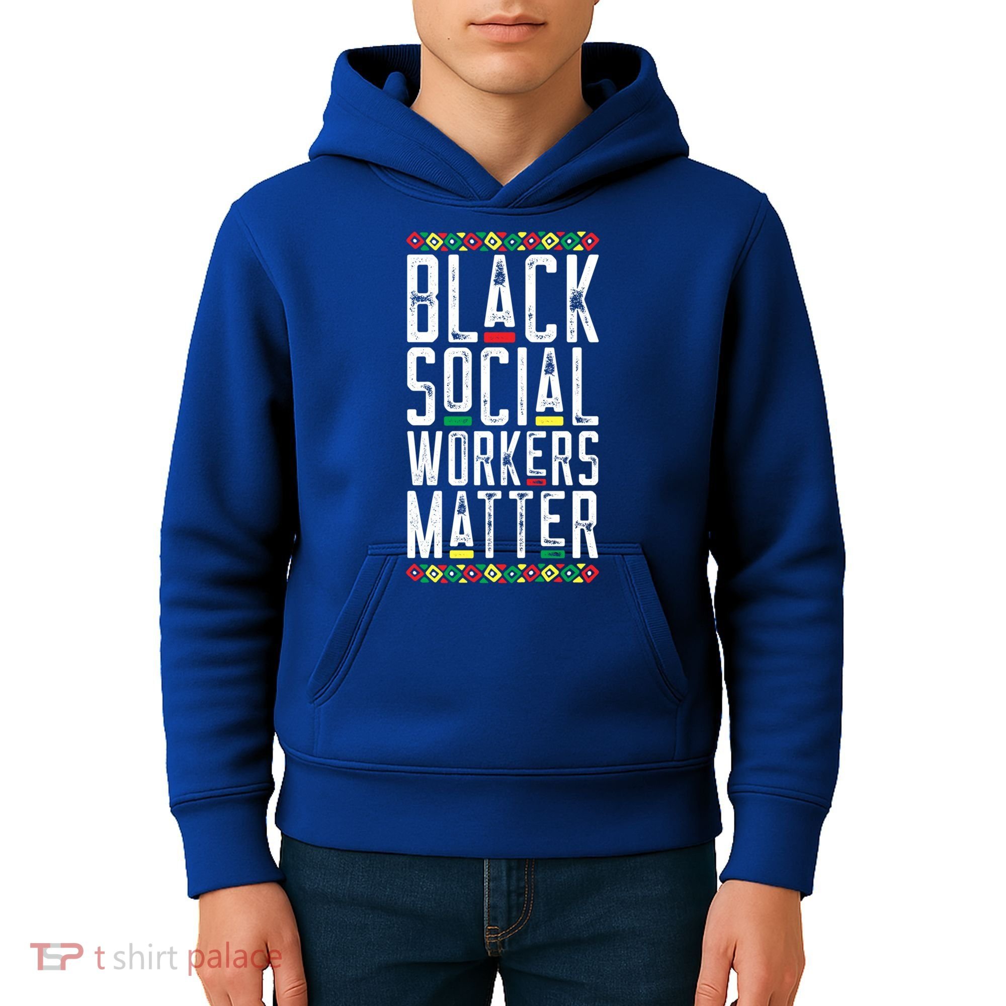 Black Social Workers Matter African American Lives Matter Cute Gift Kids Hoodie