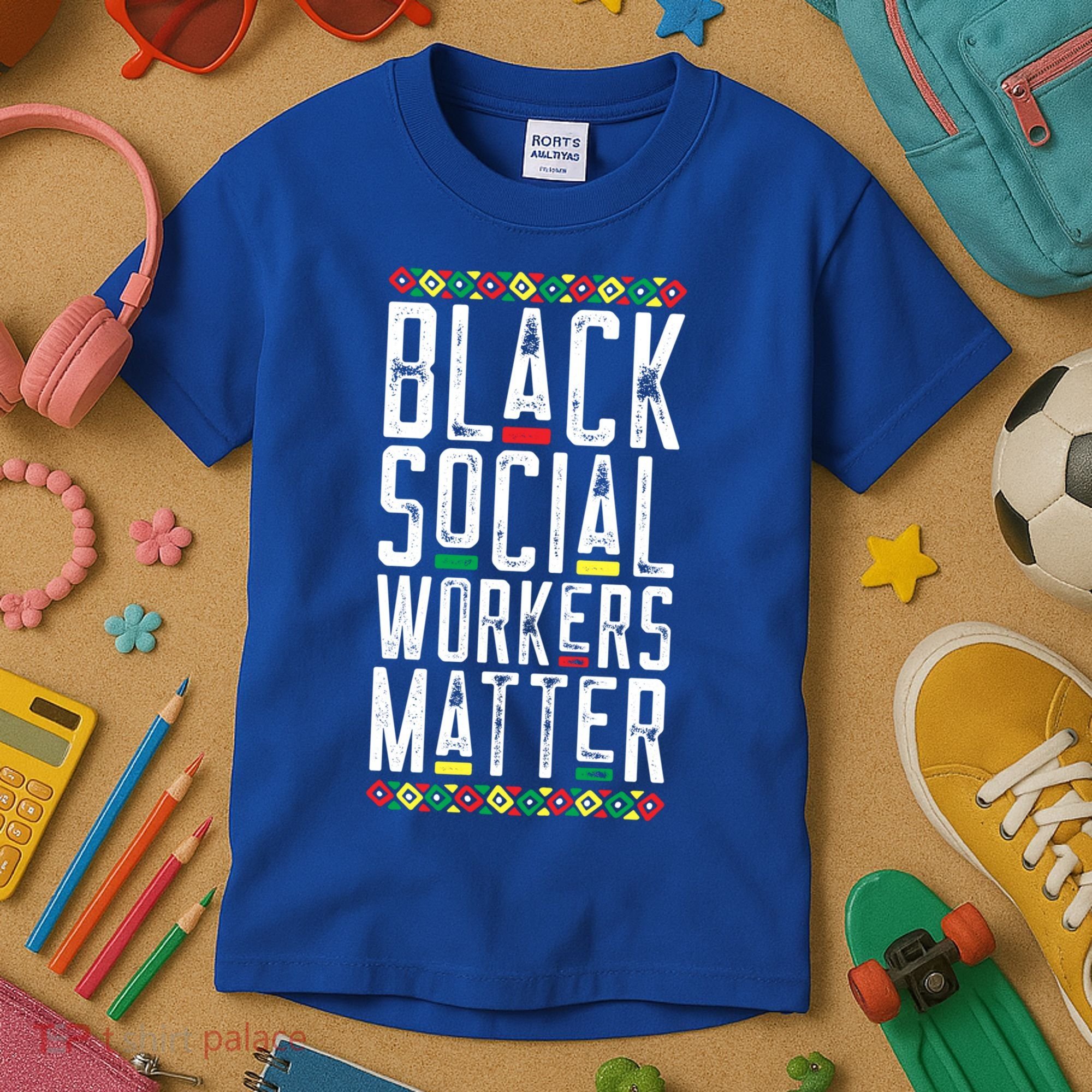 Black Social Workers Matter African American Lives Matter Cute Gift Kids T-Shirt