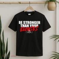 Brian Shaw Wearing Be Stronger Than Your Excuses T-Shirt thumb 2