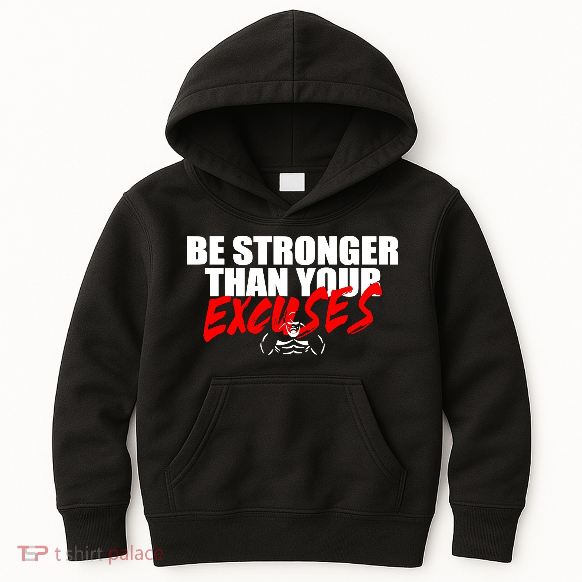 Brian Shaw Wearing Be Stronger Than Your Excuses Kids Hoodie
