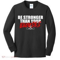 Brian Shaw Wearing Be Stronger Than Your Excuses Kids Long Sleeve Shirt thumb 0