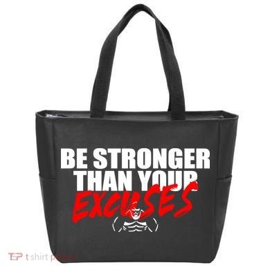 Brian Shaw Wearing Be Stronger Than Your Excuses Tote Bag