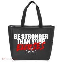Brian Shaw Wearing Be Stronger Than Your Excuses Tote Bag thumb 0