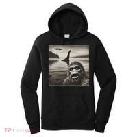 Bigfoot Selfie With Loch Ness Monster And Ufo Aliens Women's Hoodie thumb 0