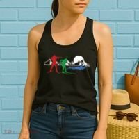 Biathlon Ski Winter Sports Cross Country Skiing Snow Women's Tank Top thumb 2