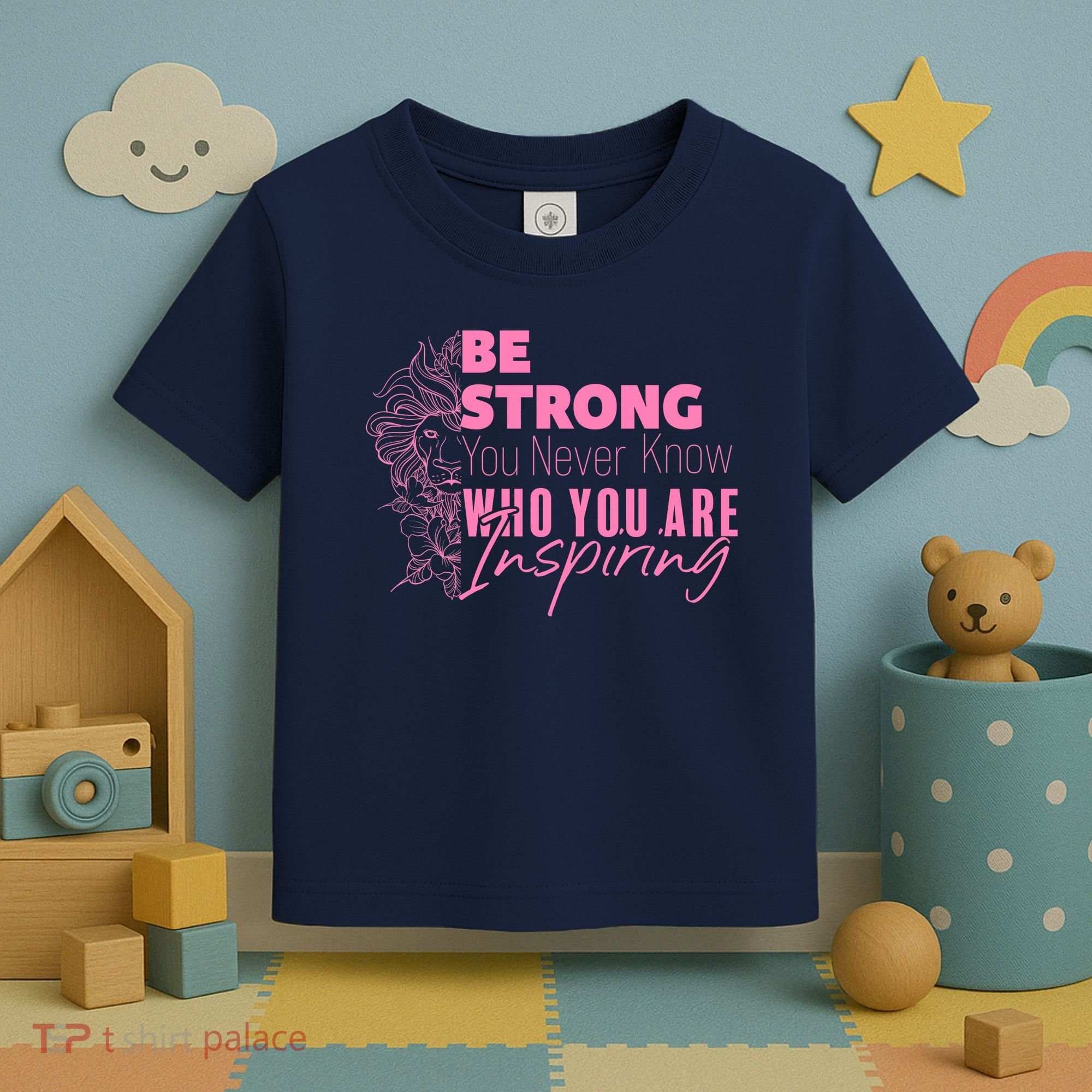Be Strong You Never Who You Are Inspiring Breast Cancer Toddler T-Shirt