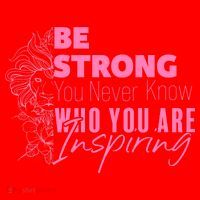 Be Strong You Never Who You Are Inspiring Breast Cancer Santa Hat thumb 1