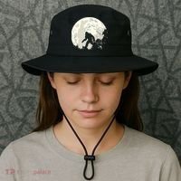 Bigfoot Sasquatch Yeti Gift Bucket Hat thumb 3