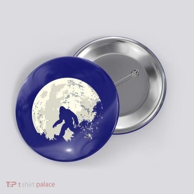 Bigfoot Sasquatch Yeti Gift Button