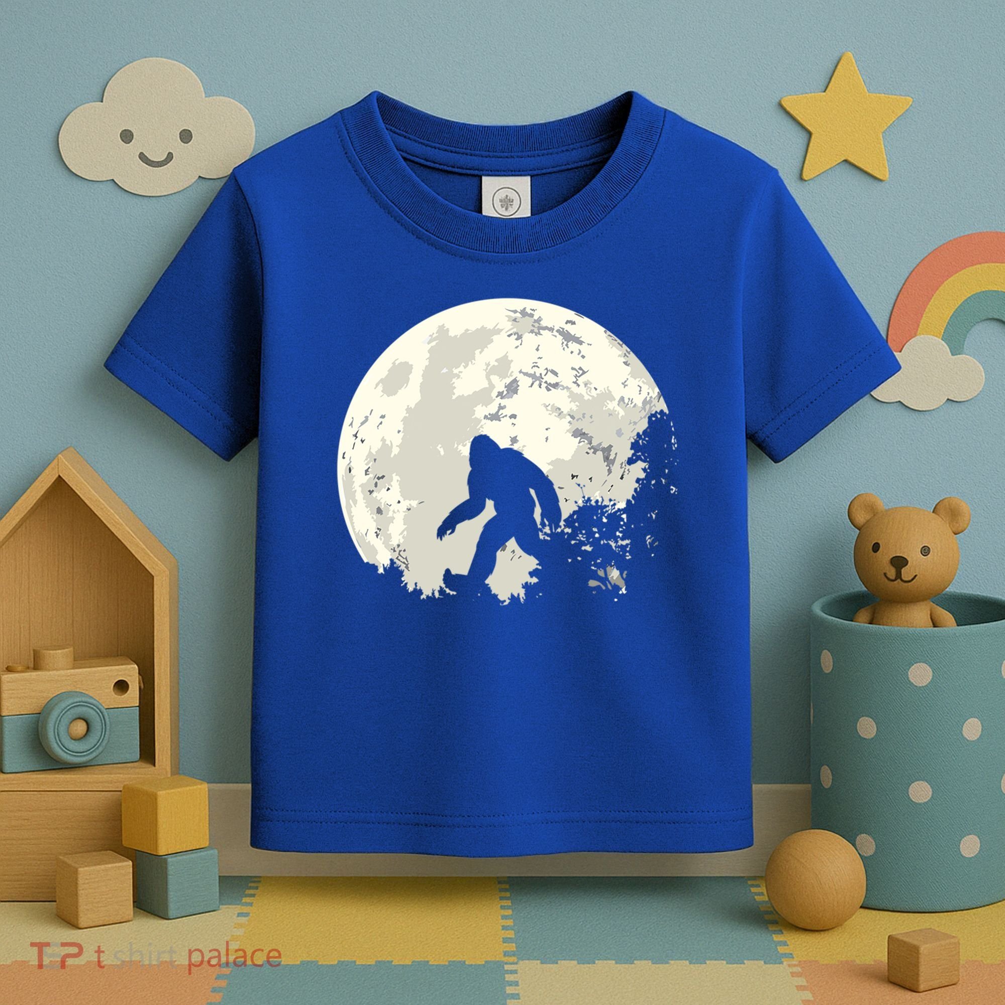 Bigfoot Sasquatch Yeti Gift Toddler T-Shirt