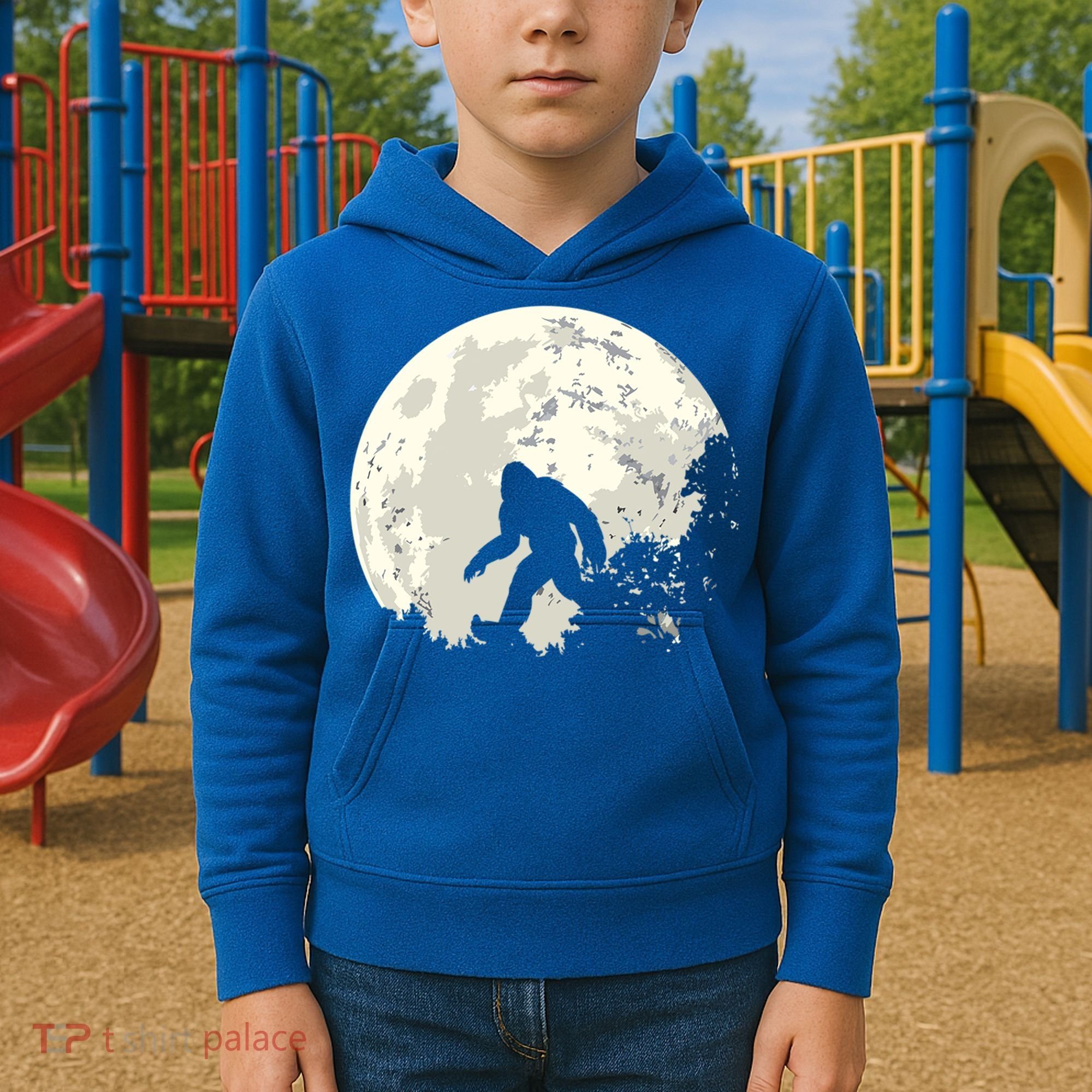 Bigfoot Sasquatch Yeti Gift Kids Hoodie