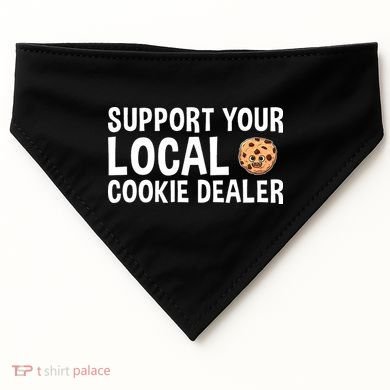 Baking Support Your Local Cookie Dealer Cookie USA-Made Doggie Bandana
