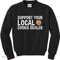 Baking Support Your Local Cookie Dealer Cookie Kids Sweatshirt thumb 0