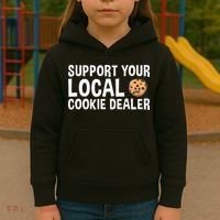 Baking Support Your Local Cookie Dealer Cookie Kids Hoodie thumb 3