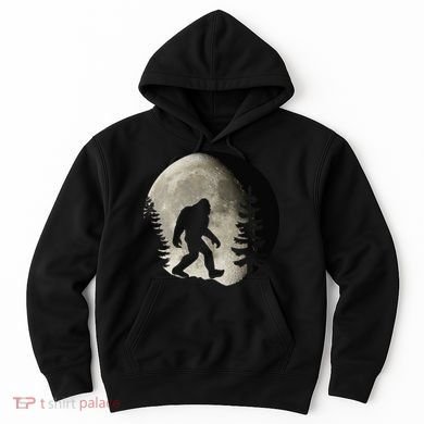 Bigfoot, Sasquatch, Yeti, Moon Hoodie