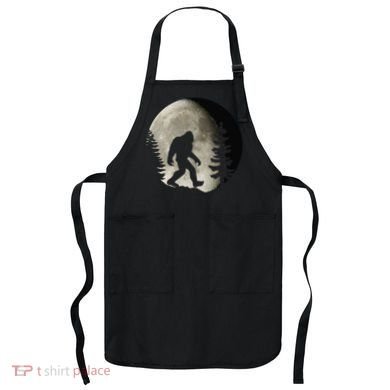 Bigfoot, Sasquatch, Yeti, Moon Apron