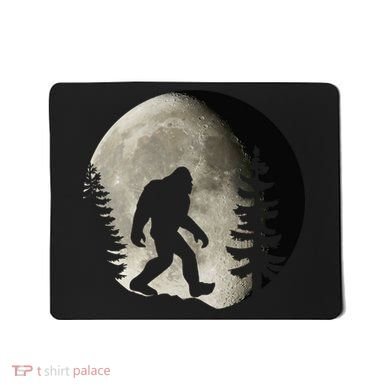 Bigfoot, Sasquatch, Yeti, Moon Mousepad