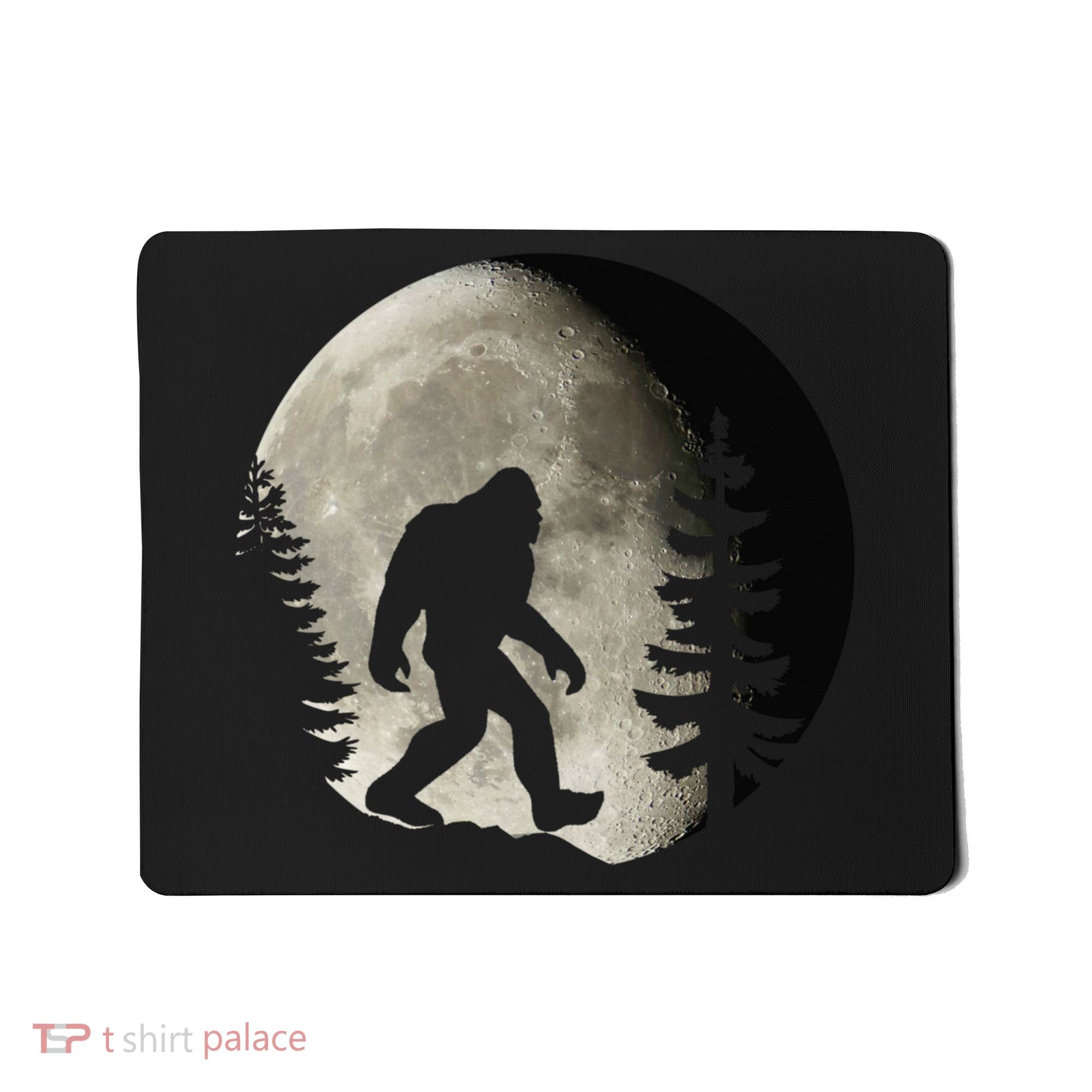 Bigfoot, Sasquatch, Yeti, Moon Mousepad