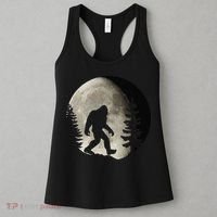 Bigfoot, Sasquatch, Yeti, Moon Women's Tank Top thumb 3