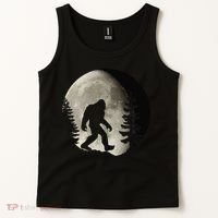 Bigfoot, Sasquatch, Yeti, Moon Tank Top thumb 2