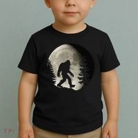 Bigfoot, Sasquatch, Yeti, Moon Toddler T-Shirt thumb 2