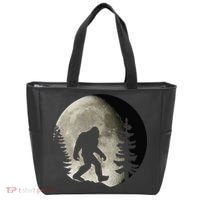 Bigfoot, Sasquatch, Yeti, Moon Tote Bag thumb 0