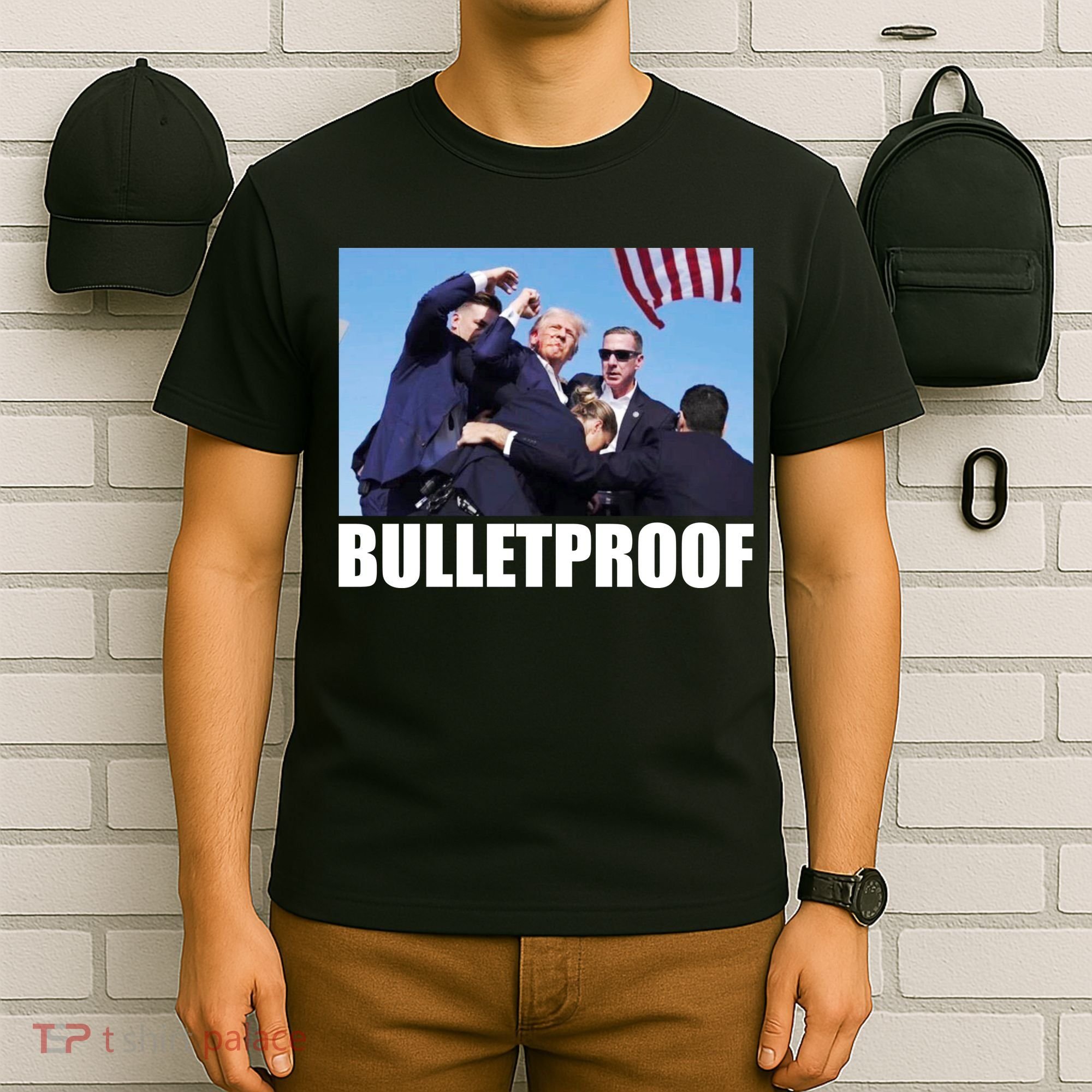 Bulletproof Trump 2024 Take America Back Pennsylvania Rally T-Shirt