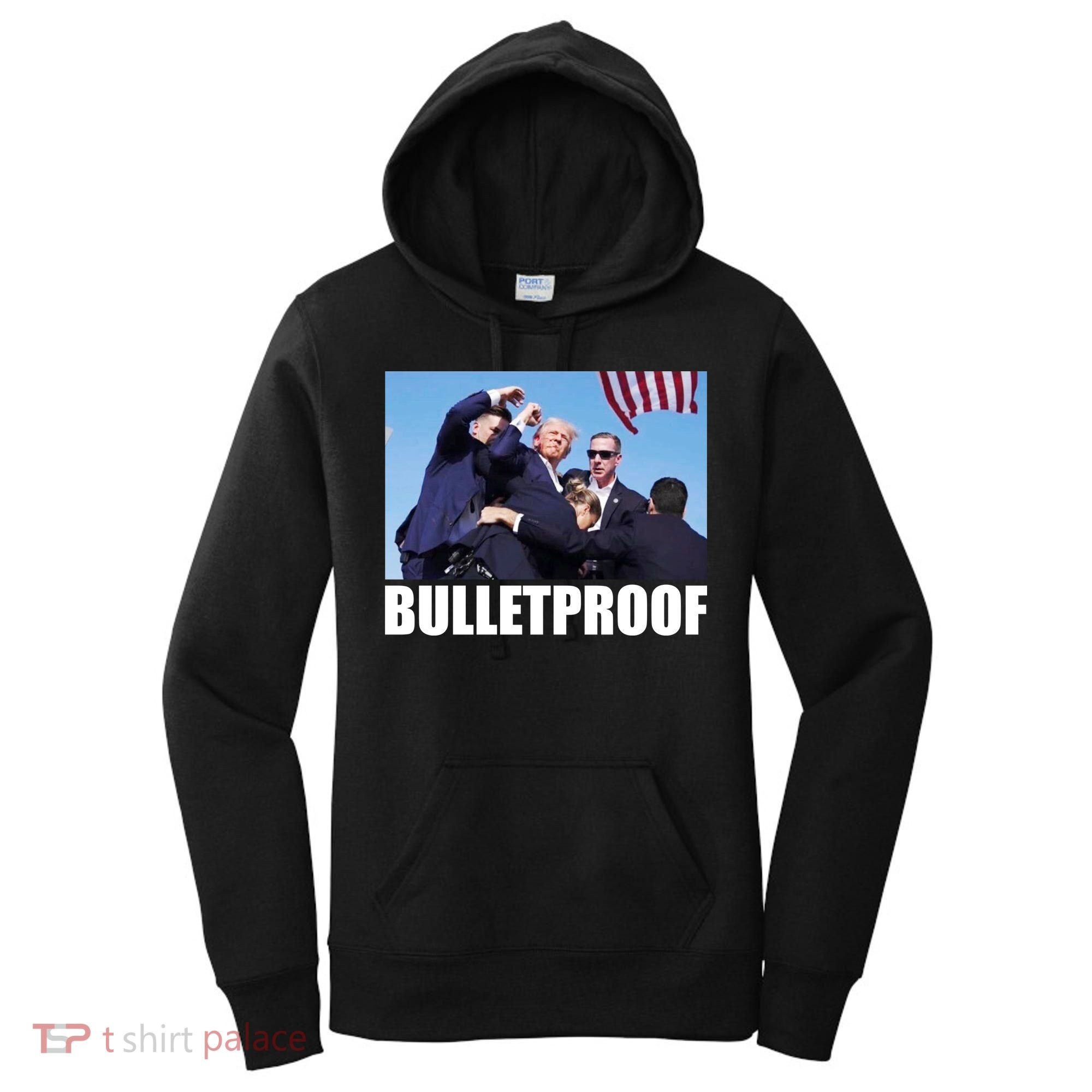 Bulletproof Trump 2024 Take America Back Pennsylvania Rally Women's Hoodie
