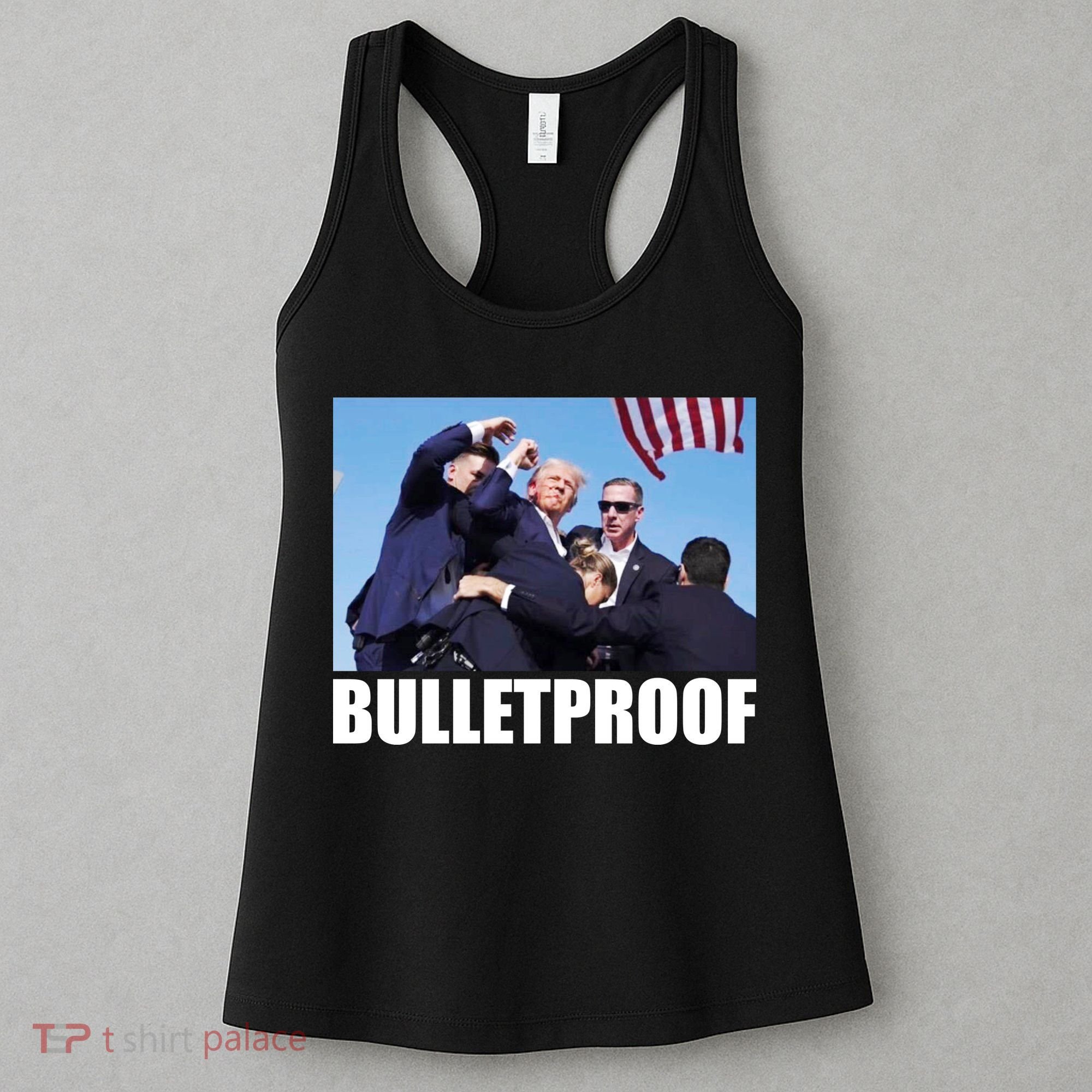 Bulletproof Trump 2024 Take America Back Pennsylvania Rally Women's Tank Top