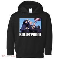 Bulletproof Trump 2024 Take America Back Pennsylvania Rally Toddler Hoodie thumb 0