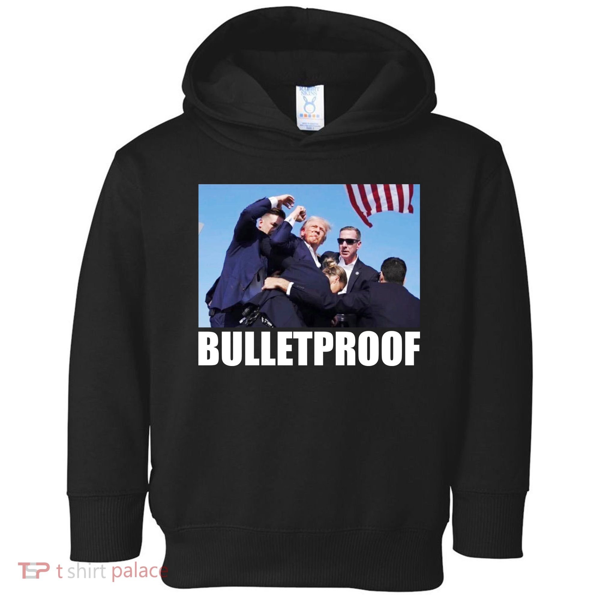 Bulletproof Trump 2024 Take America Back Pennsylvania Rally Toddler Hoodie