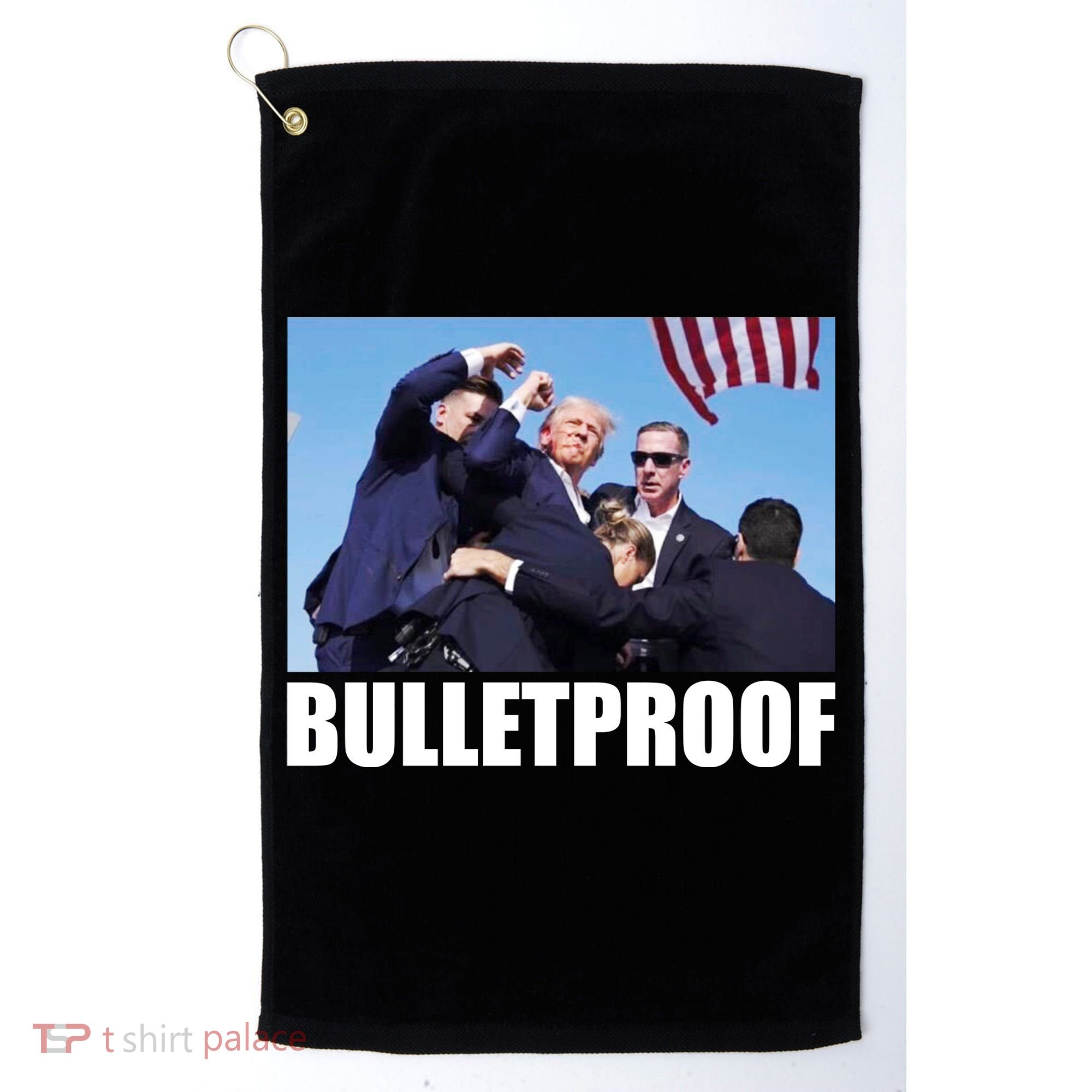 Bulletproof Trump 2024 Take America Back Pennsylvania Rally Golf Towel