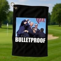 Bulletproof Trump 2024 Take America Back Pennsylvania Rally Golf Towel thumb 1