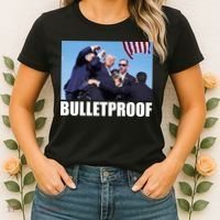 Bulletproof Trump 2024 Take America Back Pennsylvania Rally Women's T-Shirt thumb 2