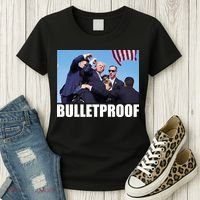 Bulletproof Trump 2024 Take America Back Pennsylvania Rally Women's T-Shirt thumb 3